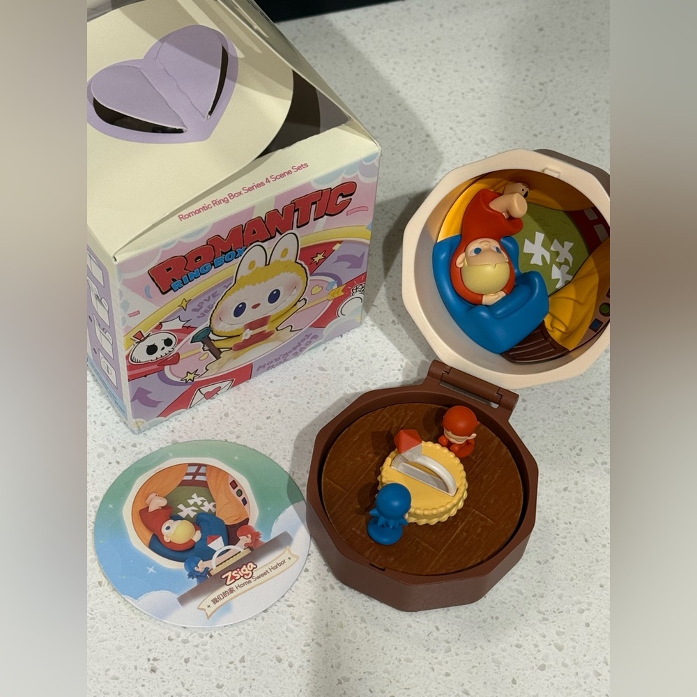 Pop Mart Romantic Ring Box Series 4 Scene Sets - Zsiga Home Sweet Harbor